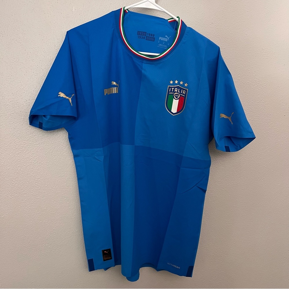 Puma Italy Home Authentic Jersey 2022-2023